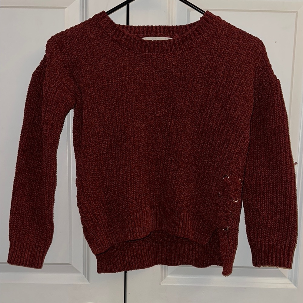 Women's Burgundy Sweater